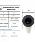 Top Notch High Performance Silicone Vacuum Hose Kit 4Mm I D Max 150 Psi Ultra High Temp Resistant Tubing For Automotive Turbo Engine And Air Intake With 10ft Length To Upgrade Your Vibe, 4mm ID