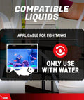 Image showing the use of the Three-In-One Aquarium Siphon Pump Bundle With Gravel Vacuum, Manual Water Changer, And Long Hose for fish tanks.