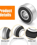 Two Pack Three Quarter Inch Bore Wheel Bearing Seal Kit For Harley Touring Models Replacement Part Numbers 25 1368 And 1013 2RS