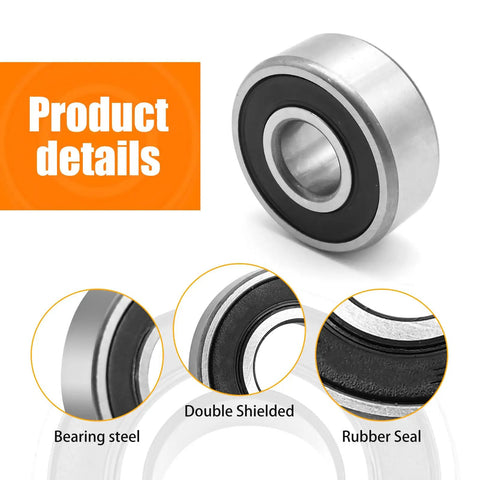 Two Pack Three Quarter Inch Bore Wheel Bearing Seal Kit For Harley Touring Models Replacement Part Numbers 25 1368 And 1013 2RS