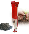 Easy To Use Adjustable Fertilizer Spreader Tool For Gardens And Lawns, Portable Single Barrel Fertilizer Applicator