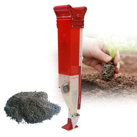 Easy To Use Adjustable Fertilizer Spreader Tool For Gardens And Lawns, Portable Single Barrel Fertilizer Applicator