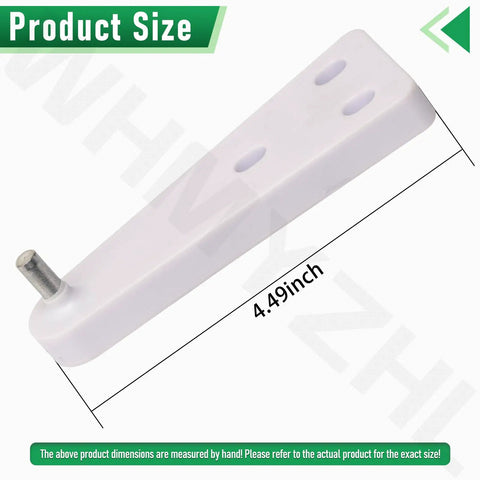 Mini Compact Freezer Top Hinge Replacement Right Or Left Side White Fits Most Small Freezers Up To 35 Lbs Weight Capacity