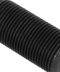 Close-up of threaded pull rod from Heavy Duty Hydraulic Punch Driver Kit With Pull Rod Lock Cap for manual hole knockout in metal sheets.