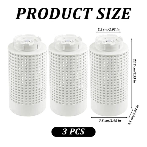In-Ground No-Fuss All-In-One Compost Bin Kit, 3-piece PVC composter tumbler set, 4x10 inch size with measurements displayed.