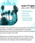 Sensitive Ears Nickel Safe Stainless Steel Ball Stud Earrings 4mm Hypoallergenic With Surgical Posts For All Day Everyday Comfort Women And Men High Fashion Jewelry