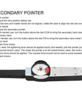 Dial Torque Wrench With Real-Time Pointer Gauge, 0.2-1 N m Range, Handy Hand Tool For Force Testing, Instrument Calibration And Bench Inspections, Real Easy Readout For Precise Tightening And Adjustments, stainless steel body