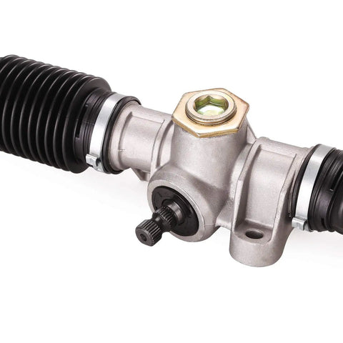 Close-up of Club Car Steering Gear Box Assembly Steering Rack For Precedent Onward Tempo Golf Cart 2004 And Up Replace OEM 102288601