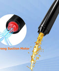 Hassle Free Plug And Play Battery Gas Siphon Pump 2.4 Gpm Electric Fuel Transfer with long hose and strong suction motor.
