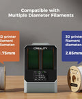 Filament Dryer Plus Dual Spool Storage with Built In Fan and 4 Inch Touch Screen PTC Heating Dehydrator Box for 1.75 to 2.85mm Filaments