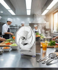 Manual Stainless Steel Slicing Machine Guard Plate Baffle For Mandoline Cutter With Adjustable Thickness in commercial kitchen