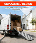 Lightweight Gravity Roller Conveyor Modular Cargo Slide Track Portable Zero Power Loading Dock Workbench Industrial Workhorse for smooth unloading.