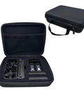 Hard Case For Hover Air X1 Self Flying Camera Drone Gear Rugged Carry Case With Soft Microfiber Interior Storage Bag Battery Charging Hub And Accessory Organizer For Hover Air X1 Not For Pro Or Promax. Open hard case showing drone interior and accessories.