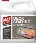 Heavy Duty Deck Stain And Coating Remover Kicks Out Stubborn Paint Polyurethane And Varnish In One Go With Zero Harsh Fumes For Flawless Wood Finishes In 1 Gallon Containers.