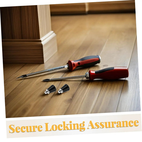 Top Shelf 4 Pack Spring Plunger Pins Metal Universal Fit For Industrial Machine Tools With Smooth Ball End Action And Secure Locking For Tricky Mechanical Assembly Jobs That Hit The Spot Perfectly with red handled screwdrivers on wooden floor.