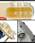 High Output Electric Fuel Pump Module Assembly For Ford F150 2021 To 2023 connection components and mounting details close-up.