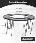 35 Inch Portable Fire Pit Surround Tabletop Round Shield For Outdoor Pits With 21 Inch Inner Diameter Foldable And Easy To Install