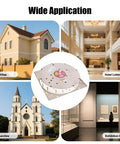 Heavy Duty Electric Chandelier Hoist 330 Lbs Motorized Ceiling Lift Remote And Wall Switch For High Ceilings shown in villas, hotel lobbies, churches, and exhibition halls.