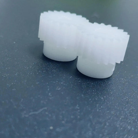 Two Pack 0.5 Module POM Spur Gears With Step Tooth 29 Teeth 15.5mm Diameter Bore Options 3mm To 8mm Straight Cylindrical Gear