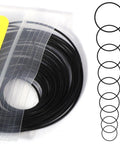 O Ring Watch Gasket Kit For Easy Fix, 28 Pcs 0.6mm Waterproof Rubber Seals For Watches Back Cover, Replacement Ring Washers