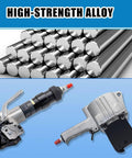Heavy Duty Pneumatic Metal Strapping Tool Set For Industrial Bundling No Power Needed Yet Packs A Punch, durable alloy construction