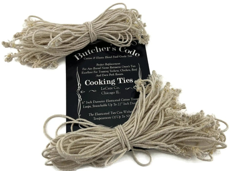Rotisserie Cooking Ties 50 Heat Safe Cotton Elastic Loops Trussing Twine For Chicken Turkey Roast And Meat Stretch To 22 Inches