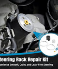 Steering Rack Repair Kit For BMW 2010 To 2019 1 2 3 4 Series Direct Replacement Tool with 24mm Hex Head Thrust Piece installed