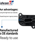Mass Air Flow Sensor Replacement for BMW and Mini Cooper 0280218266 Compatible Fits 228i 320i 328i 428i 528i X1 X3 X4 X5 Z4 I8 M Series Easy Plug In Install High Performance OEM Style Sensor shown with specification highlights.