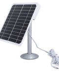 5V 20W Solar Panel for Outdoor Security Camera with USB-C and Charger, 360 Degree Adjustable Bracket, IP66 Waterproof, Type-C Cable Included