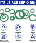 612 Piece O Ring Kit Set With O Ring Pick And Installation Tools, 36 SAE And Metric Sizes, Pro Grade Oil And Heat Resistant Rubber Washers
