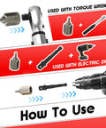 How to use 32 Piece Screw Extractor Kit With Left Hand Drill Bits And Hex Adapter, Multi Spline Easy Out Remover guide