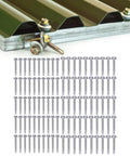 Stainless Steel Self Tapping Screws Kit With Hex Drive For Quick Furniture Repair And Home Installations Includes Two Sizes 4.2x32mm