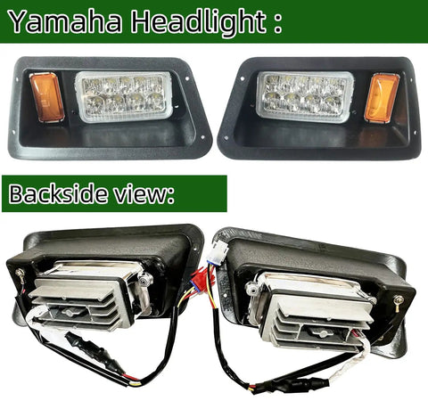 Ultimate LED Golf Cart Light Kit With Turn Signals Hazard Flasher Horn And Brake Fits G14 G16 G19 G22 Gas Or Electric Carts