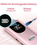 2000mAh rechargeable battery indicator on a Professional Electric Nail Drill And High Torque E File With 35000 Rpm Speed