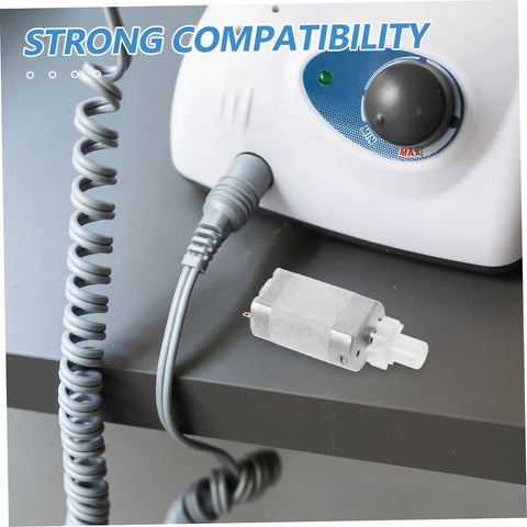 High Torque Nail Drill Handpiece Engine For Pro Grade Manicure, 7.4V High Speed Electric Nail File Replacement Part With Low Vibration And Stable Operation, Compatible With Nail Drills., motor and control panel close-up