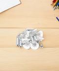 Meat Grinder Replacement Parts With Machine Base Screw, 2 Sets, Stainless Steel Grinder Suction Base, 45 x 33 x 33 mm on desk