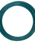 Coiled Outdoor Clothesline Wire 50 Ft Green Plastic Coated Steel For Backyard Drying Line No Fuss Setup Easy Install Rust Resistant