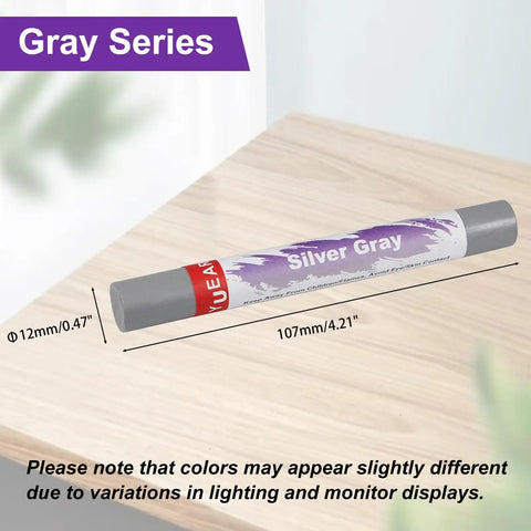 Wood Repair Wax Crayon Kit With 20 Color Filler Sticks To Fix Scratches Dents And Cracks On Furniture Floors Cabinets Gray Series