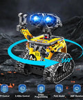 Epic 5 In 1 Robot Building Kit For Kids With 520 Pieces, Wall Robot model demonstrating 360° rotation feature