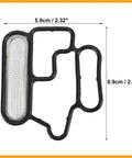 Auto Solenoid Gasket Spool Valve Filter Screen For Honda Accord 2008 2009 2010 2011 2012 Easy Install Black Replacement