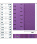Grab This Sweet 20-Pack Of 9x36 Inch Wet Or Dry Purple Sand Sheets For Wood Furniture Cars And Workshops With Grippy Grip Grits sandpaper grit chart.