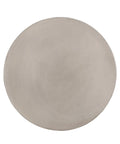 Top view of Cylindrical Outdoor Side Table In Light Gray For Patio And Backyard Modern Durable End Table With Smooth Design