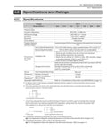 CHUNYE Sigma-7 SGM7J-08A7C6S servo motor specifications page with ratings table