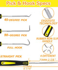 Pick and hook tools for Viton O Ring Assortment Kit 382 Pcs SAE 30 Sizes Brown O Ring Set For Engines Pumps Cylinders Plumbing Pro Grade