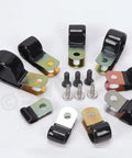 Go To DIY Cable Clamp And Hardware Kit With 161 Piece Bundle Including 64 Vinyl Coated Cable Clamps in 5mm to 25mm Range