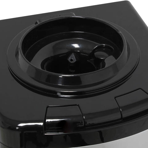 Top Load Water Dispenser With Dual Taps, Chilled Or Room Temp Water, black loading area for bottle, top view