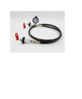 Transfill Equalizer Hose for Scuba Tanks 60 Inch Length DIN To DIN Or Yoke To Yoke Dual 2 Inch Pressure Gauge With PSI And BAR