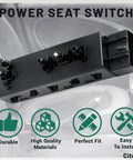 Heavy Duty 8 Way Front Left Power Seat Switch Upgrade With 10 Pin Connector 25974714 Replacement Recline Adjuster For GM Cars And SUVs No Brainer Install Durable Switch For Terrain SRX And More