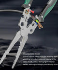 Licavey 23 In 1 Multifunctional Wire Stripper Pliers With Detachable Non Contact Voltage Tester for electrical work, stripping cable sheath.