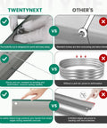 Comparison of Modular Galvanized Raised Garden Bed Kit features vs others, highlighting durability and ease of assembly.